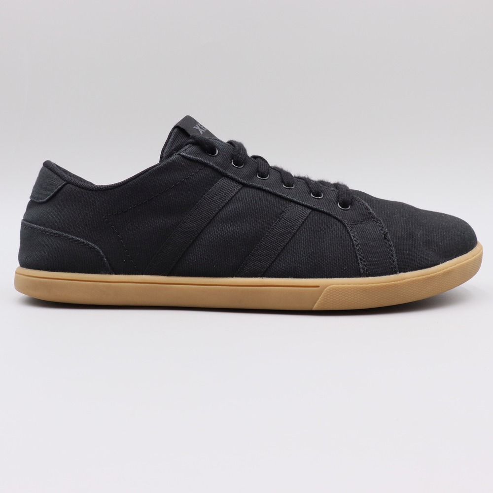 Xero Shoes Mens Dillon Canvas Barefoot Sneaker Men's Size 11.5 US Black Gum